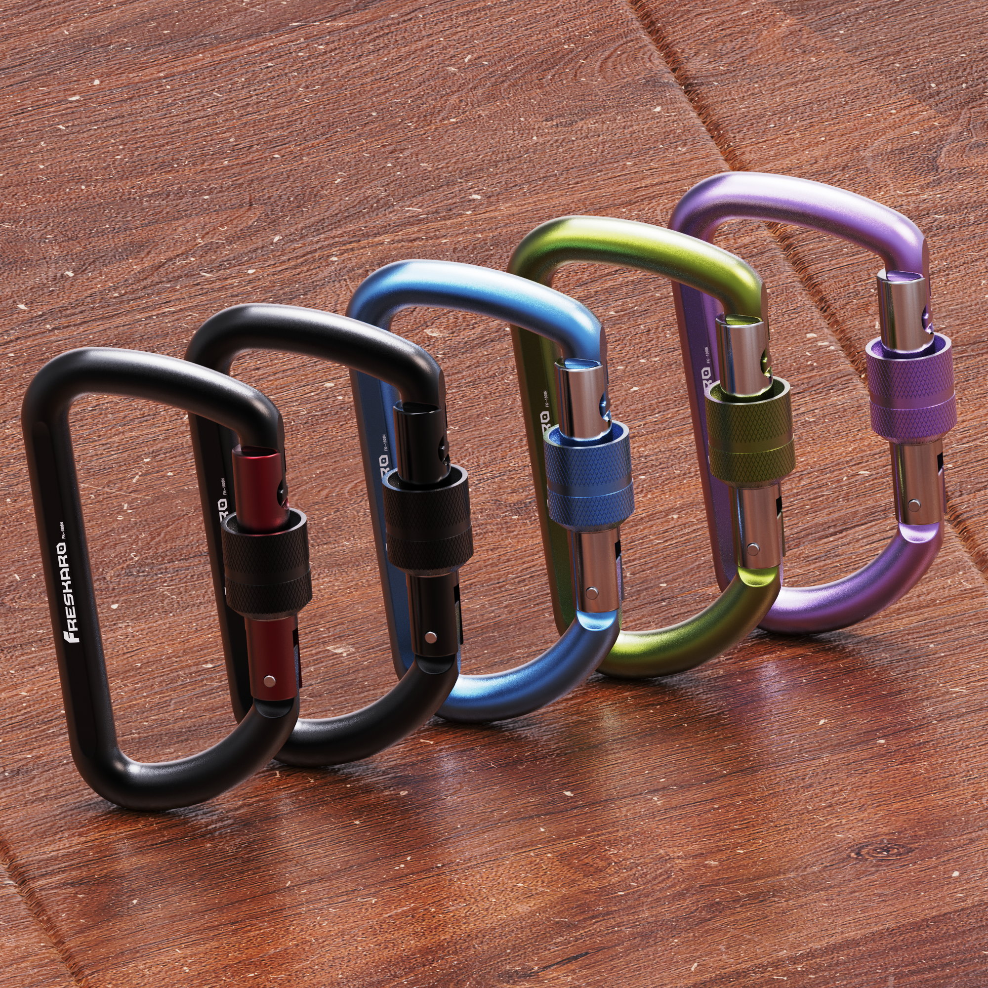 Ultimate Easy use 12kN Screwgate Carabiner Clip