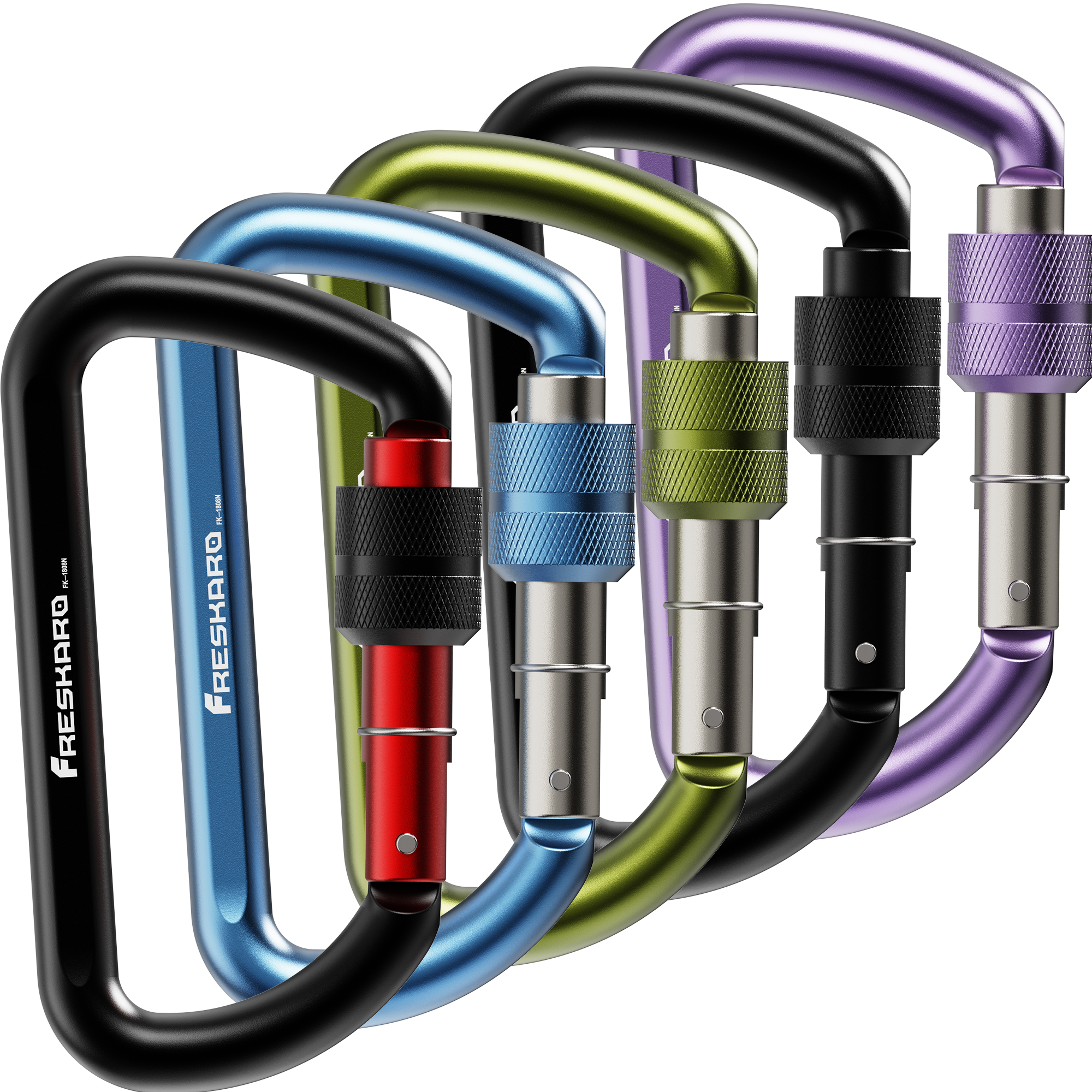 Ultimate Easy use 12kN Screwgate Carabiner Clip