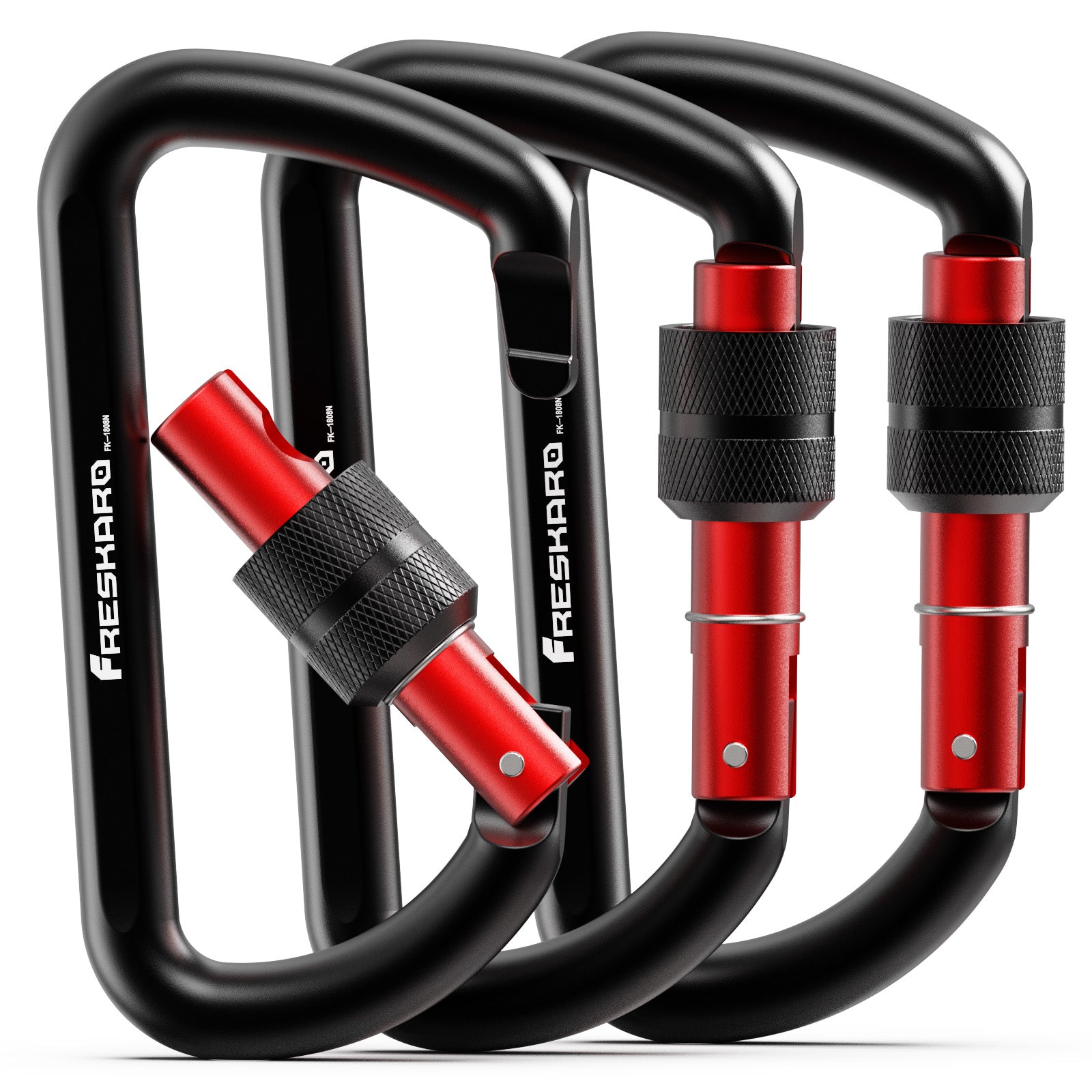 Ultimate Easy use 12kN Screwgate Carabiner Clip