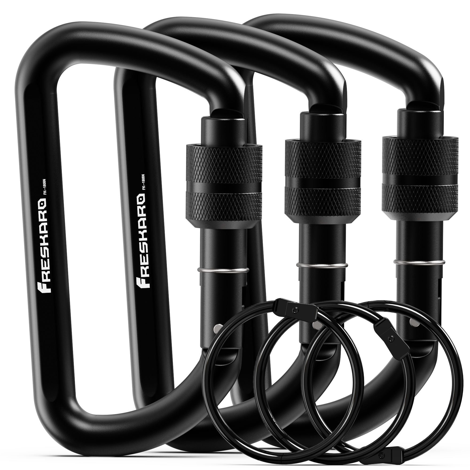 Ultimate Easy use 12kN Screwgate Carabiner Clip
