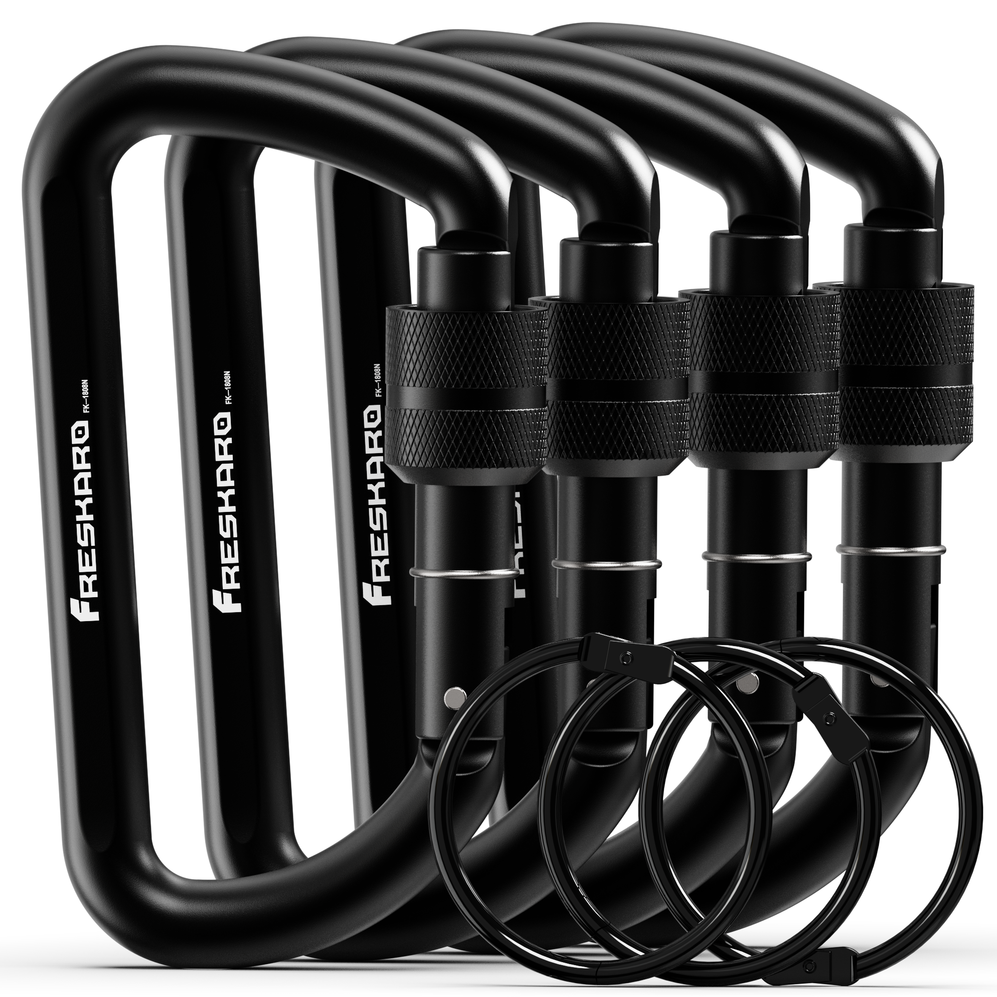 Ultimate Easy use 12kN Screwgate Carabiner Clip