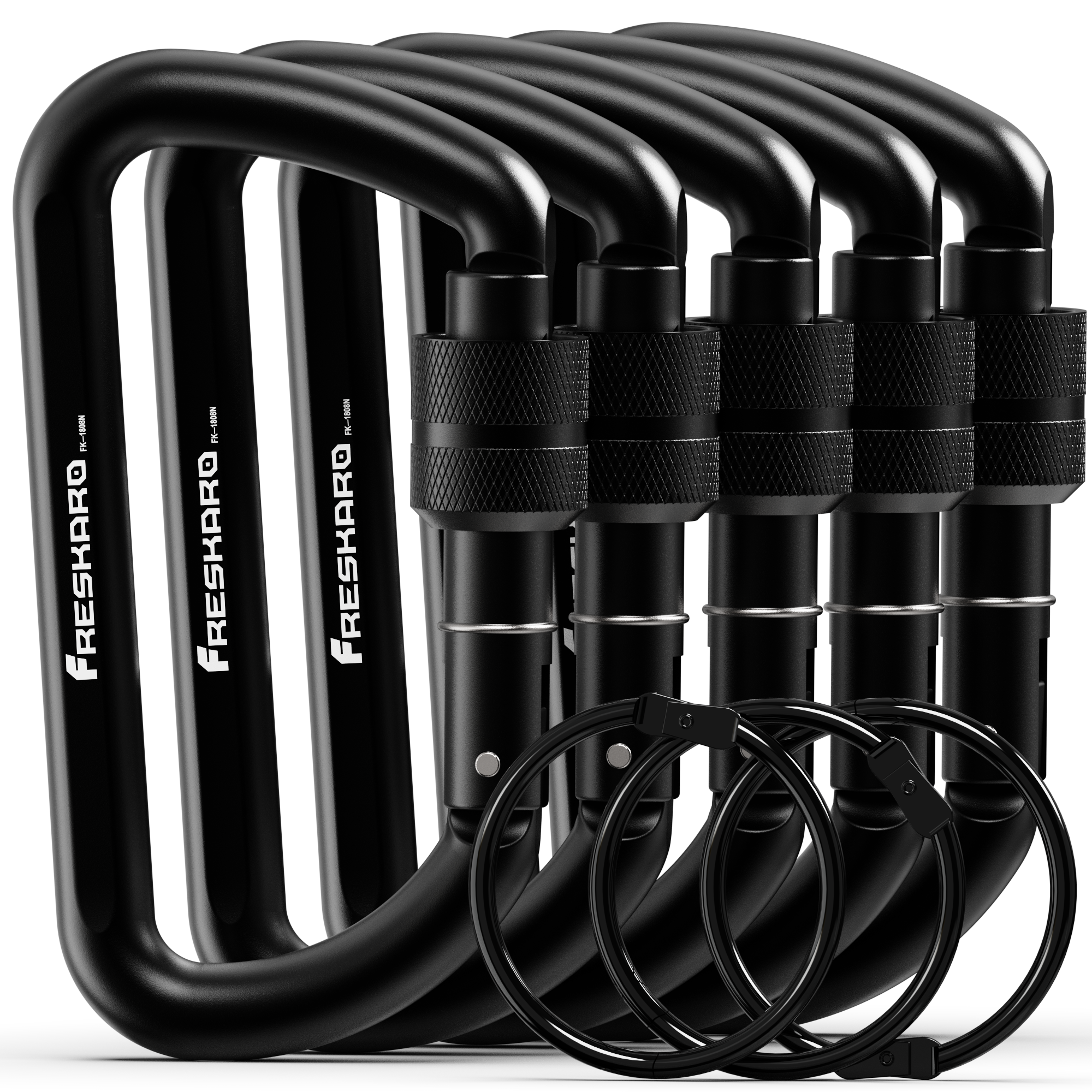 Ultimate Easy use 12kN Screwgate Carabiner Clip