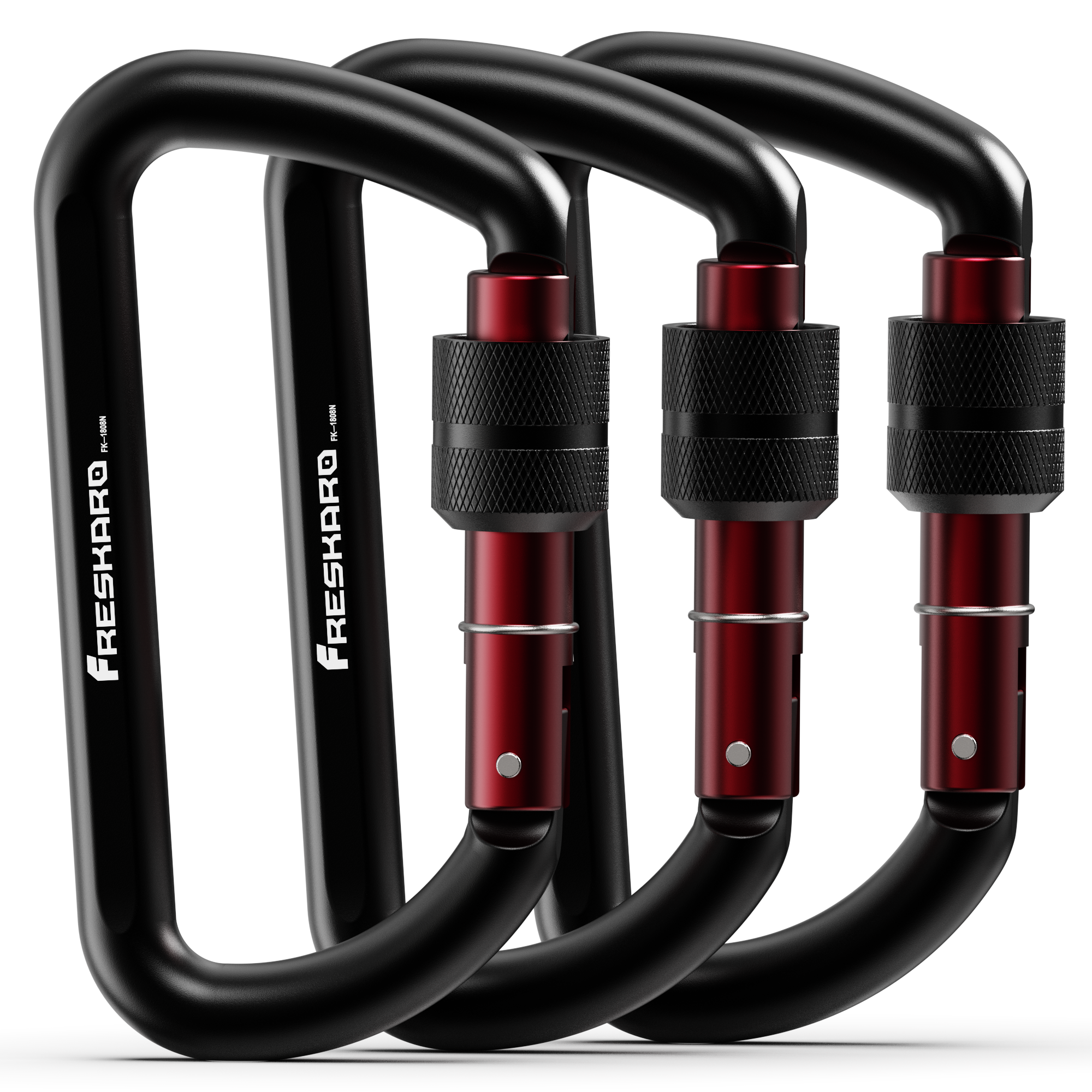Ultimate Easy use 12kN Screwgate Carabiner Clip