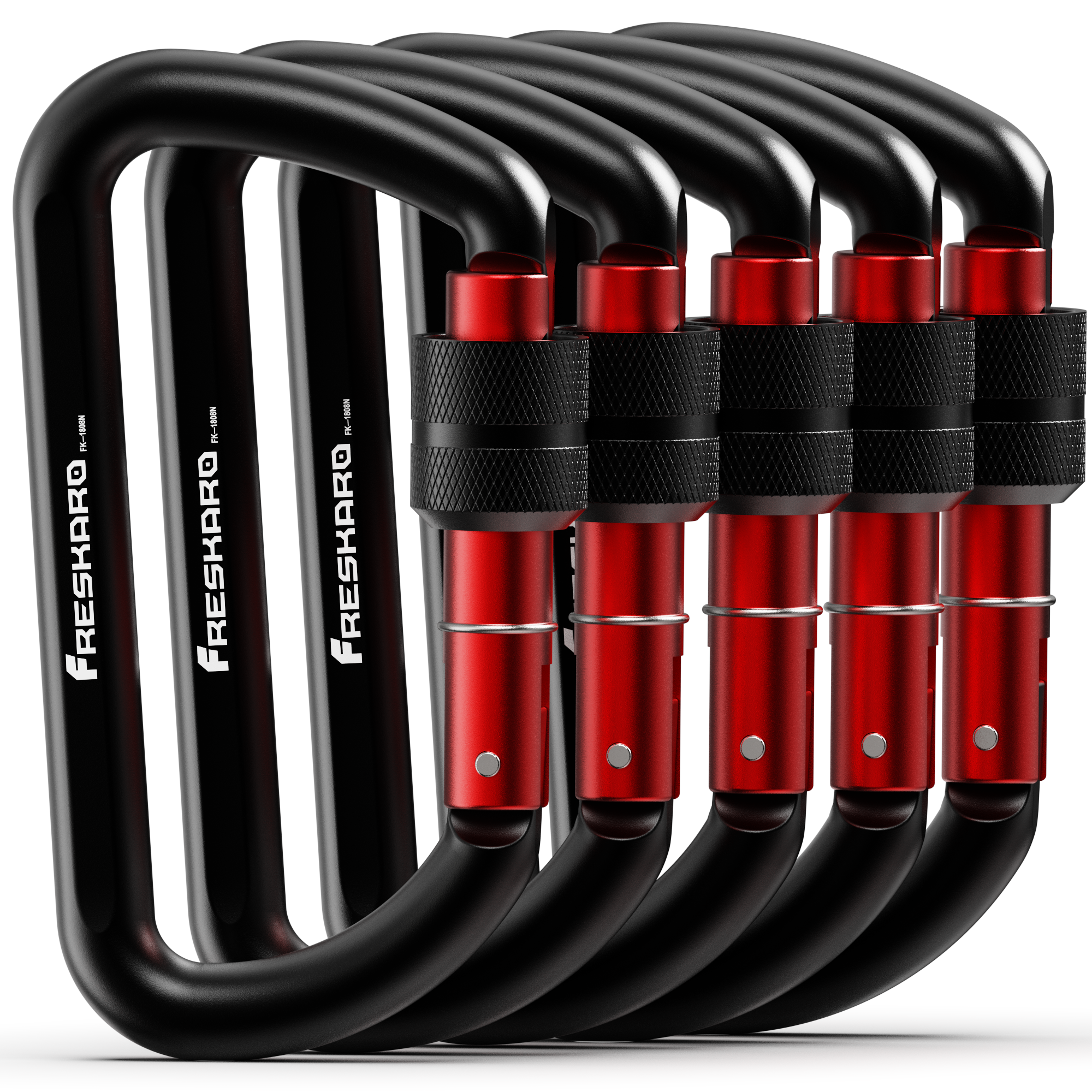 Ultimate Easy use 12kN Screwgate Carabiner Clip