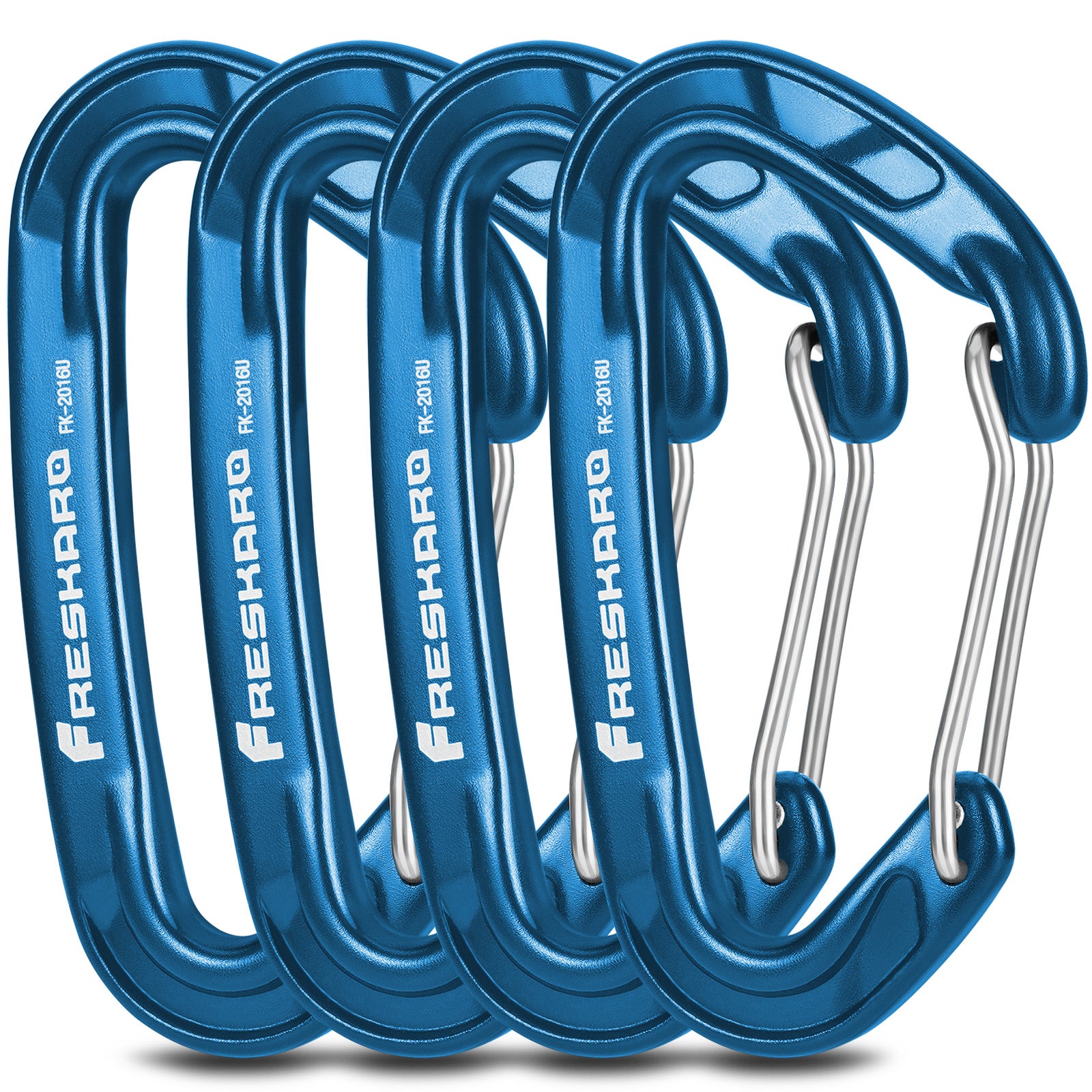 Large Multi Pack 15kN Wiregate Carabiner Clip