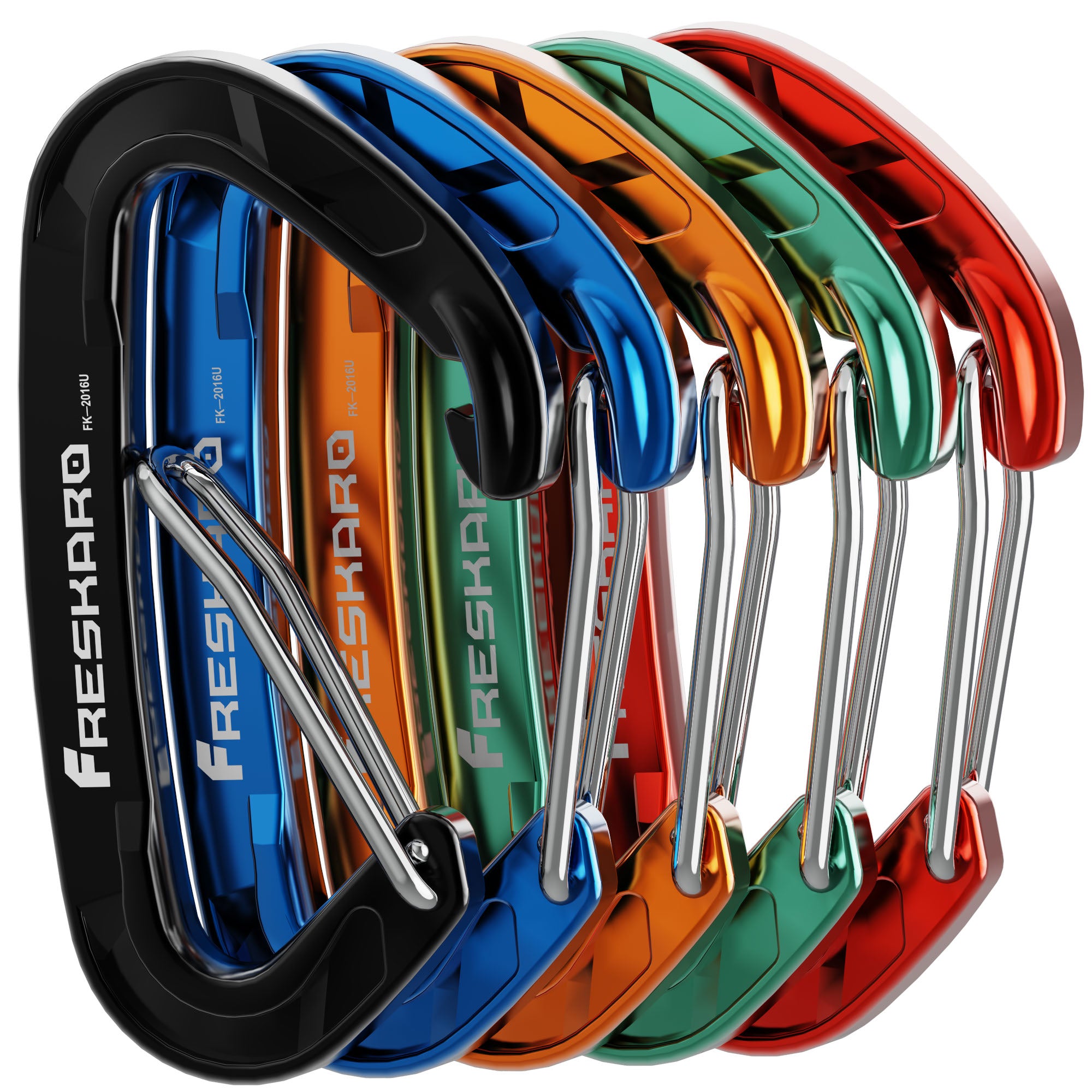 15kN Wiregate carabiber colour selection