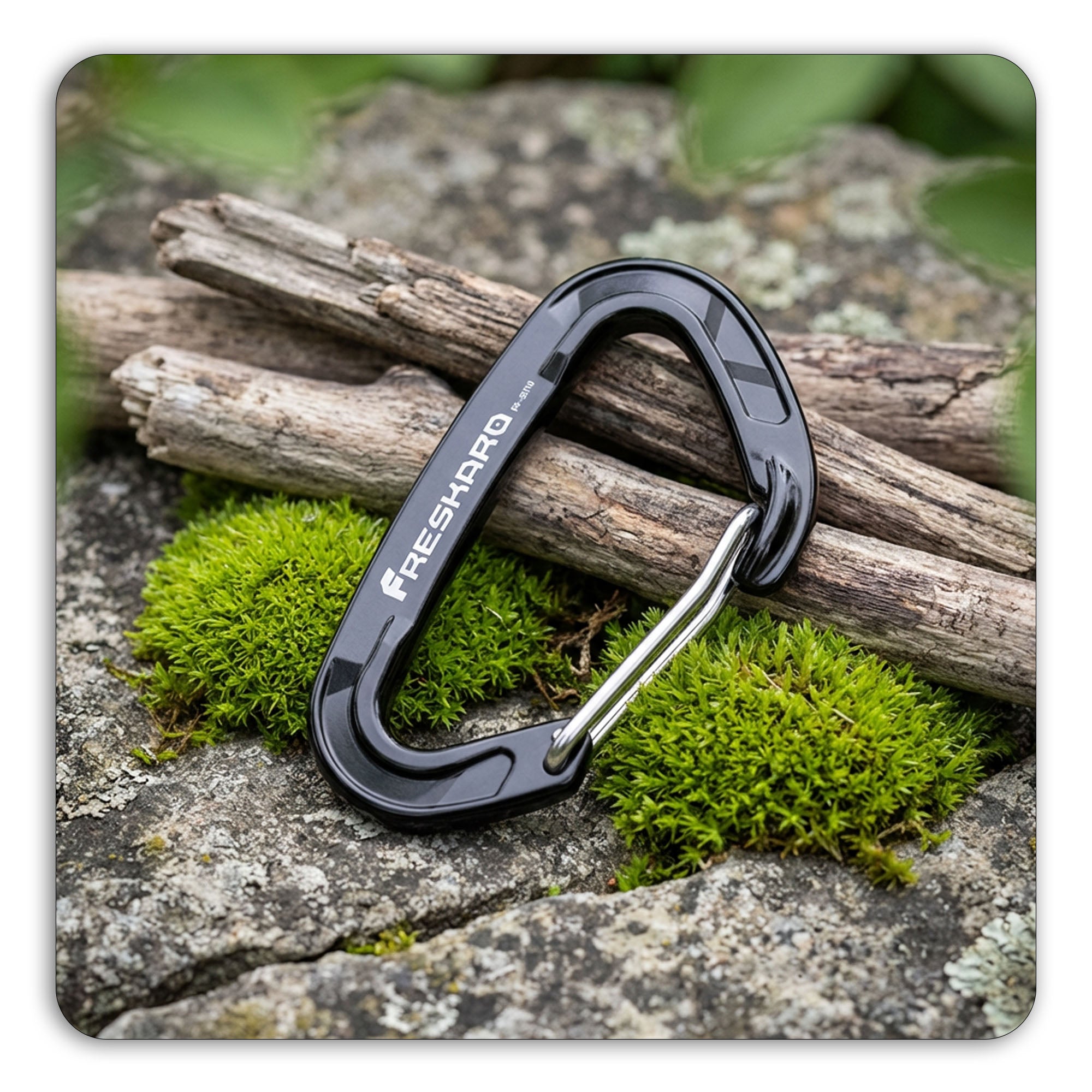 Small 5Pack 8kN Wiregate Carabiner Clip