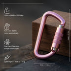 12kN Best Seller Auto Locking Carabiner Clip