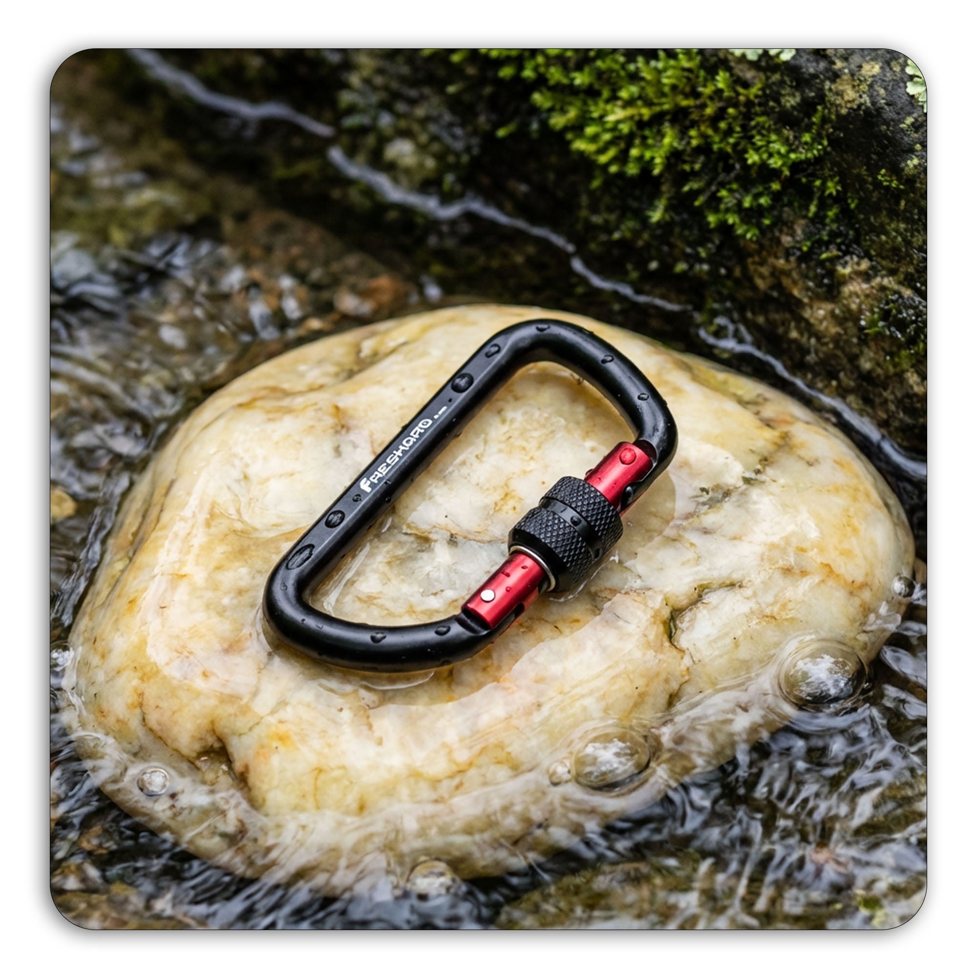 Ultimate Easy use 12kN Screwgate Carabiner Clip