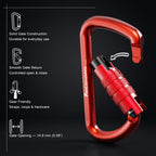 12kN Best Seller Auto Locking Carabiner Clip