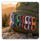 5Pack 1kN Wiregate 360Degree Carabiner Clip