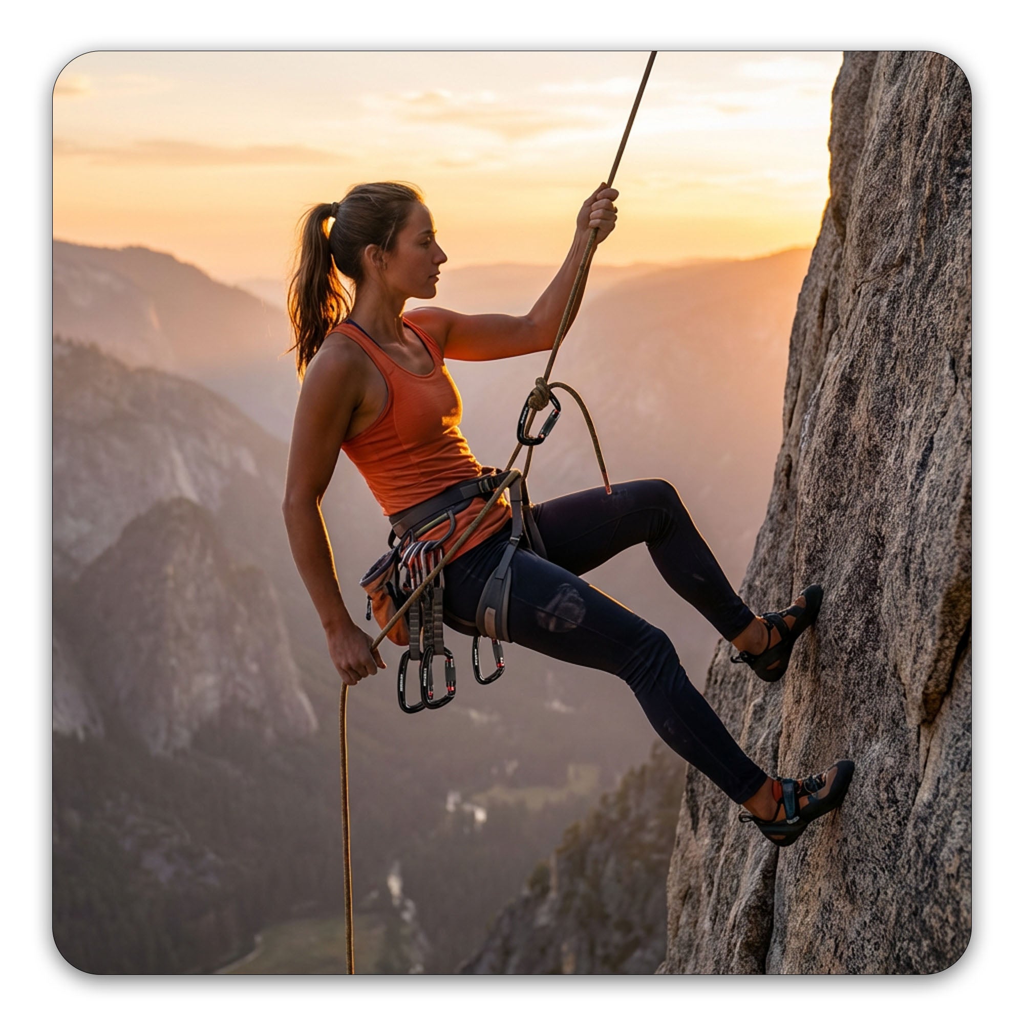 25kn Autlocking Climbing Carabiner UIAA/CE Approved