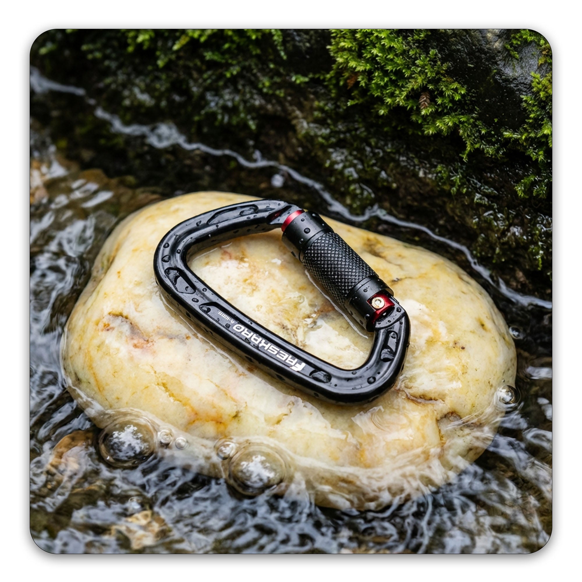 25kn Autlocking Climbing Carabiner UIAA/CE Approved