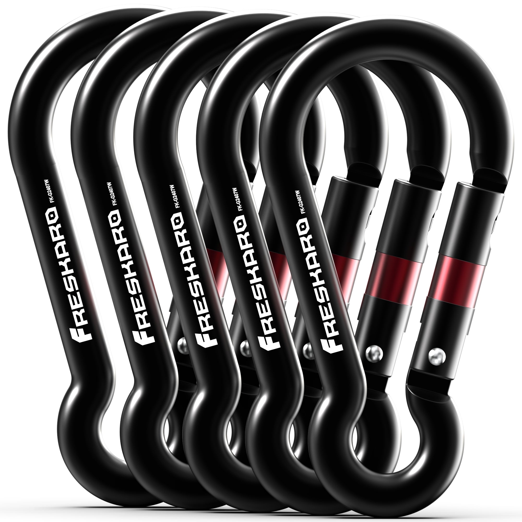 7kN Gaud Pear-shape utility carabiner