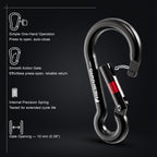 7kN Gaud Pear-shape utility carabiner