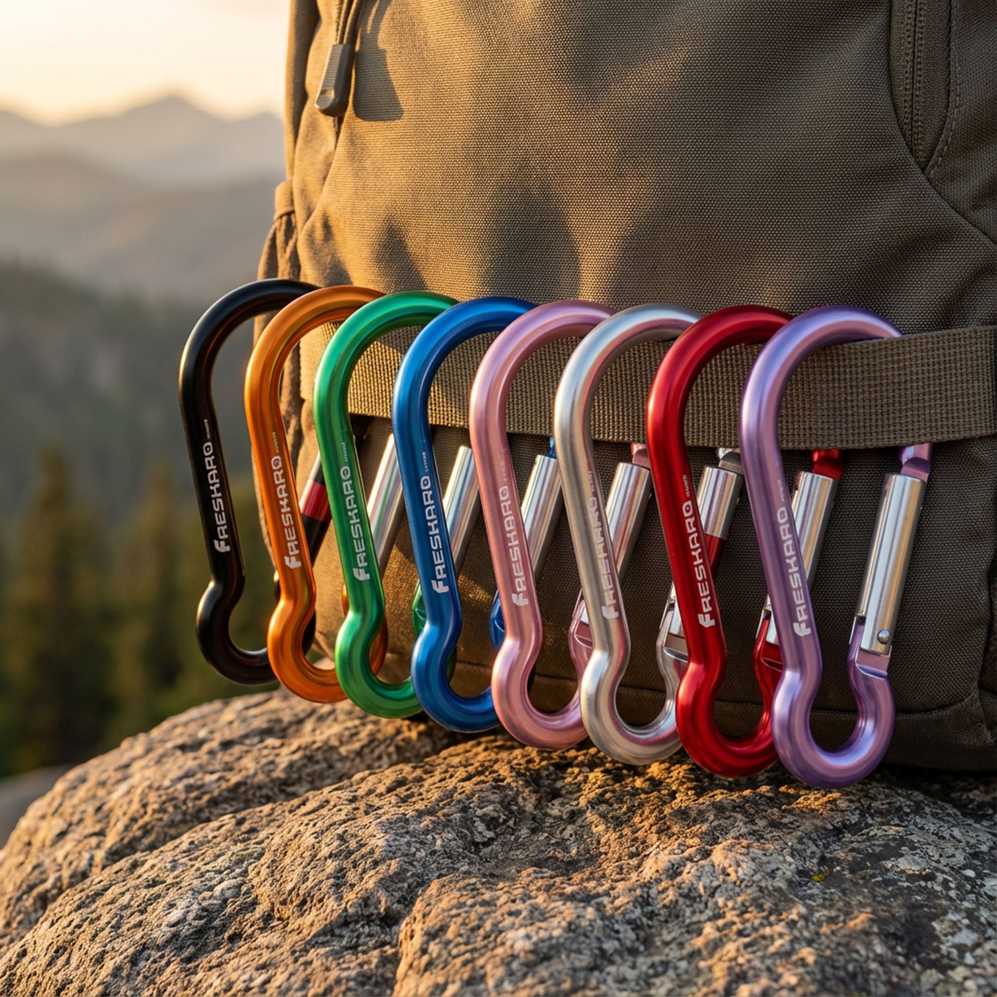 7kN Gaud Pear-shape utility carabiner