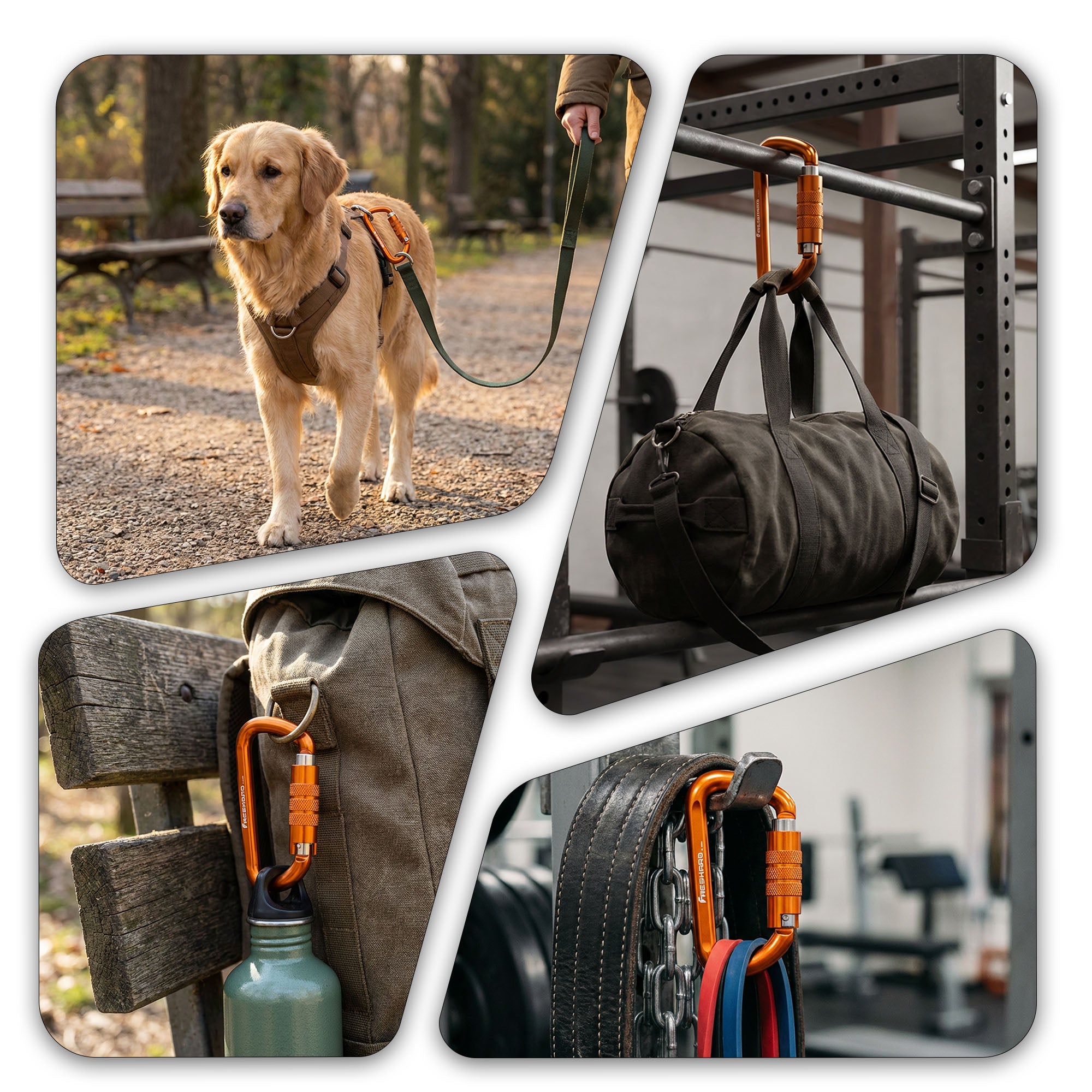 12kN Best Seller Auto Locking Carabiner Clip