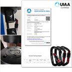 25kN Screw Lock Carabiner Clip climbing Approved